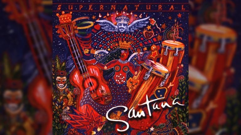 Plattencover von Carlos Santanas Album "Supernatural".