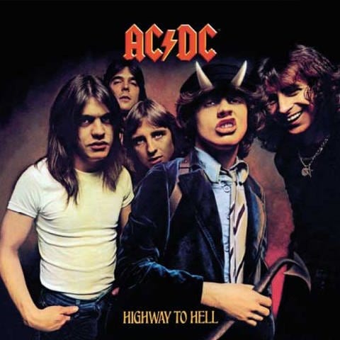 Plattencover des ACDC Albums "Highway To Hell"