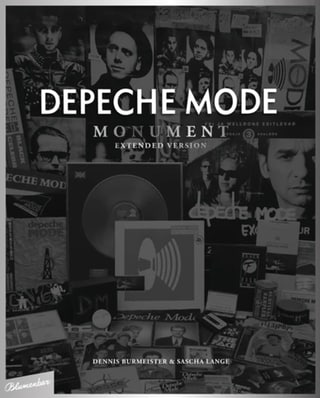 Buchcover von "Depeche Mode: Monument" von Sascha Lange und Dennis Burmeister.