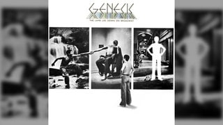 Plattencover von dem Genesis Album "The Lamb Lies Down On Broadway".