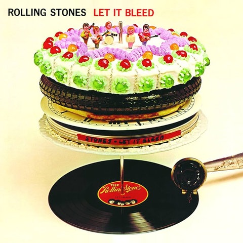 Das Plattencover des Rolling Stones Album "Let It Bleed" aus dem Jahr 1969.