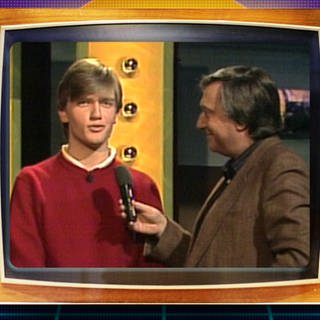 Hape Kerkeling in der SWF-Sendung "Talentschuppen" vom 3.4.1983