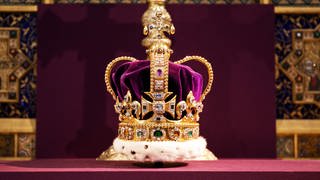 König Charles III. hat sich zu seiner Krönung am 6. Mai 2023 die "Edwardskrone" ausgesucht.