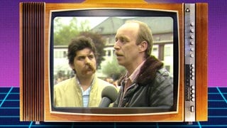 Ein türkischer Gastarbeiter (li.) und ein investigativer Journalist auf dem Open-Ohr-Festival in Mainz 1983