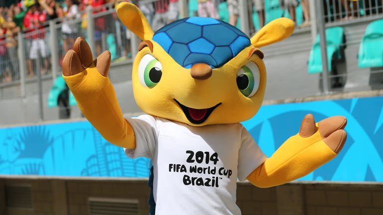 Maskottchen der WM 2014 in Brasilien: Dreibindengürteltier Fuleco