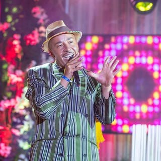 Lou Bega, 2021 auf der Bühne in den Kittenberger Erlebnisgärten in Schiltern | Von "Rhythm Is A Dancer" bis "Mambo No. 5": Das machen die Musikstars der 90er heute 