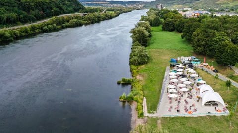 Strandbar Moselperle in Trier 