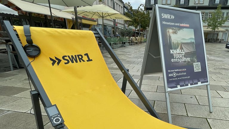 "Knallhart entspannt-Podcast" auf dem Kornmarkt hören