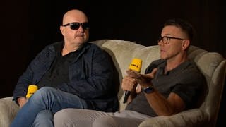 Marcus Meyn von Camouflage und Musiker und Aktivist Rolf Stahlhofen