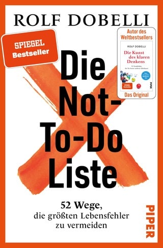 Buchcover: Die Not-To-Do-Liste von Rolf Dobelli