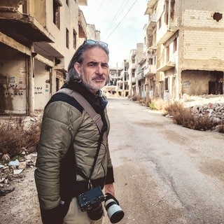 Der Fotograf Lutz Jäkel in Syrien.