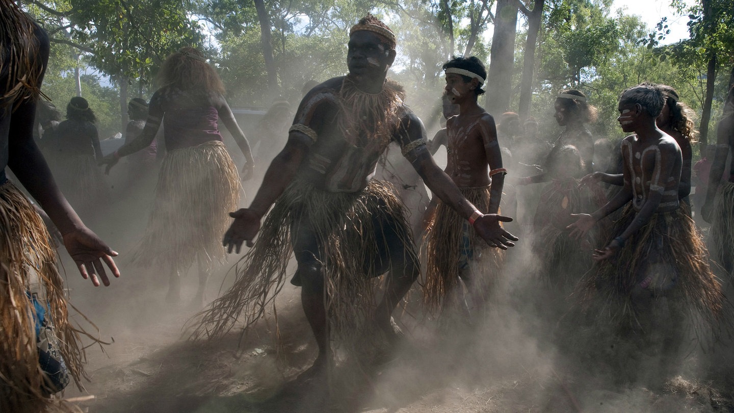 Kunst der Aborigines Traumzeit