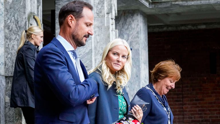 Kronprinz Haakon von Norwegen und Kronprinzessin Mette-Marit besuchen die Innovation Week 2022 in Oslo.
