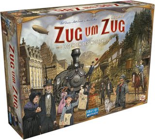 Das Brettspiel "Zug um Zug Legacy – Legenden des Westens" von Rob Daviau und Matt Leacock ist von der Jury "Spiel des Jahres" zum "Kennerspiel des Jahres 2024" nominiert worden.