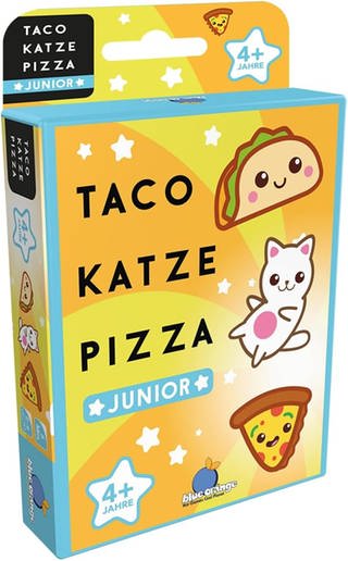 Das Kinderspiel "Taco Katze Pizza Junior" von Dave Campbell und Thierry Denoual ist von der Jury "Spiel des Jahres" zum "Kinderspiel des Jahres 2024" nominiert worden.