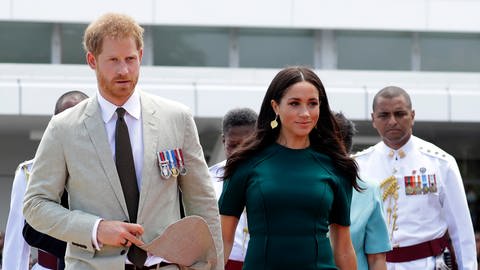 Prinz Harry und Meghan auf ihrer Australienreise 2018.