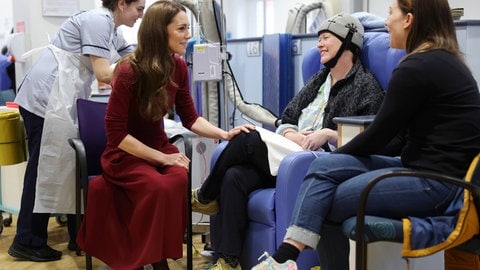 Prinzessin Kate besucht das Krankenhaus in dem ihr Krebs behandelt wurde.