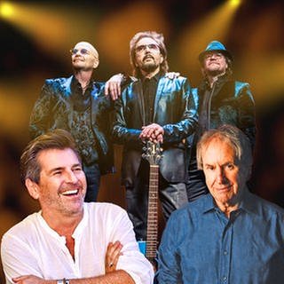 Montage: Thomas Anders, Bee Gees Coverband Nightfever, Chris de Burgh - diese Künstler sind beim SWR4 Festival in Wörth