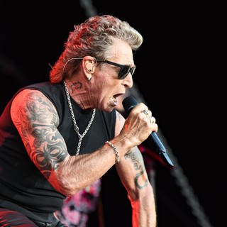 Sänger Peter Maffay bei einem Konzert in Coburg 2023.