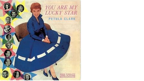 Plattencover von Star Petula Clark mit Hits wie "Sonny Boy"
