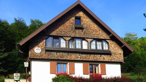 Wandern in Aalen: Das Naturfreundehaus auf dem Braunenberg auf der Schwäbischen Alb bei Aalen.