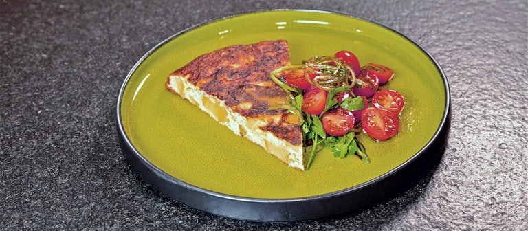 Rezept für spanische Tortilla mit Kartoffeln und Lauch#N#- SWR4