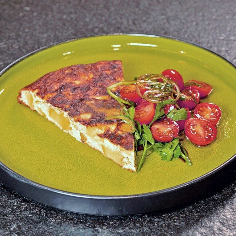 Rezept für spanische Tortilla mit Kartoffeln und Lauch - SWR4