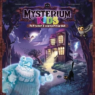 Schachtel des zum "Kinderspiel des Jahres 2023" nominierten "Mysterium Kids"