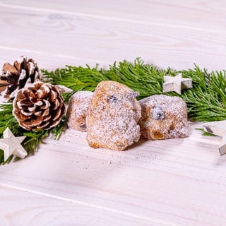 Alternative zum klassischen Christstollen: Fertig angerichtetes Stollenkonfekt