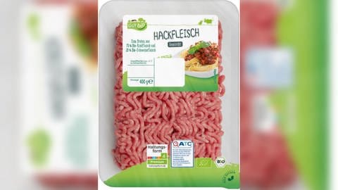 Rückruf für Gut Bio Hackfleich gemischt 