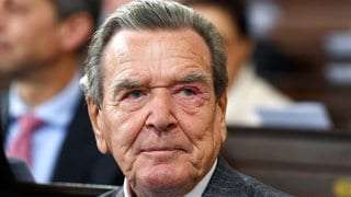 Der ehemalige deutsche Bundeskanzler Gerhard Schröder