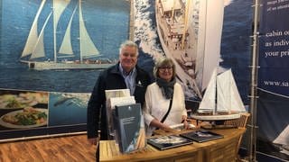 ITB-Trend: Andreas Steidle-Sailer und Barbara Narr sehen ihre Segeltörns auch als Alternative zur klassischen Kreuzfahrt.