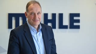 Arnd Franz, Vorstandsvorsitzende des Automobilzulieferers Mahle, am Stammsitz in Stuttgart. 