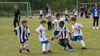 Fußballturnier für Kindermannschaften beim Sportfest 