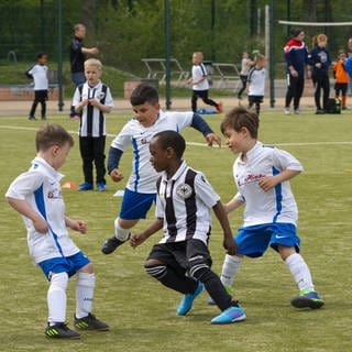 Fußballturnier für Kindermannschaften beim Sportfest 