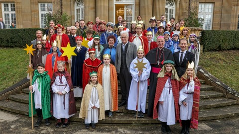 Sternsinger Aus Ganz BW Bei Ministerpräsident Kretschmann - SWR Aktuell