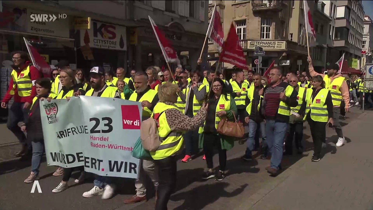 Warnstreiks Im Einzelhandel In BW - SWR Aktuell