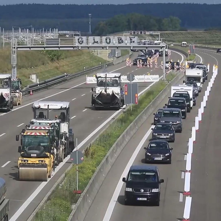 Teilsperrungen: Staus Und Behinderungen Auf Der A8 Bei Ulm - SWR Aktuell