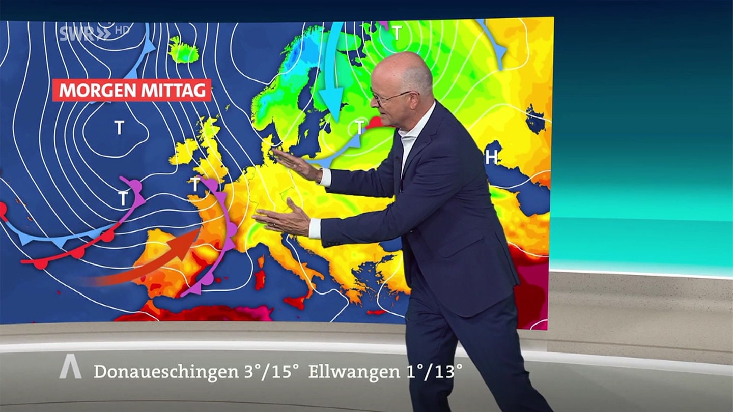 So Wird Das Wetter In BW: Tiefs Bringen Warme Luft Und Regen - SWR Aktuell