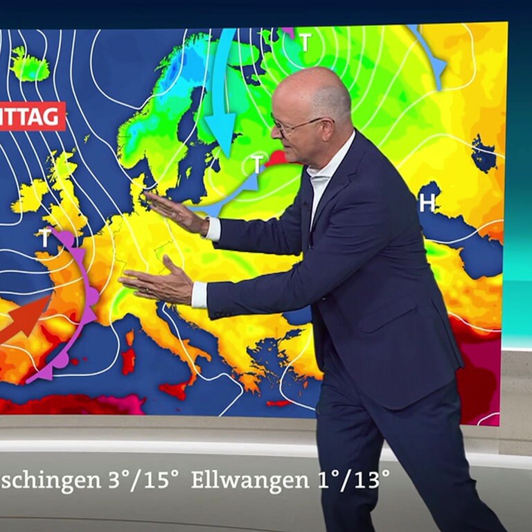 So Wird Das Wetter In BW: Tiefs Bringen Warme Luft Und Regen - SWR Aktuell