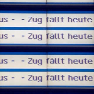 Zug fällt aus