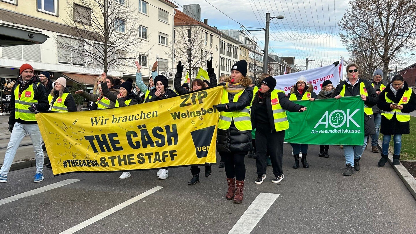 Warnstreiks Im öffentlichen Dienst: Tausende In BW Dabei - SWR Aktuell