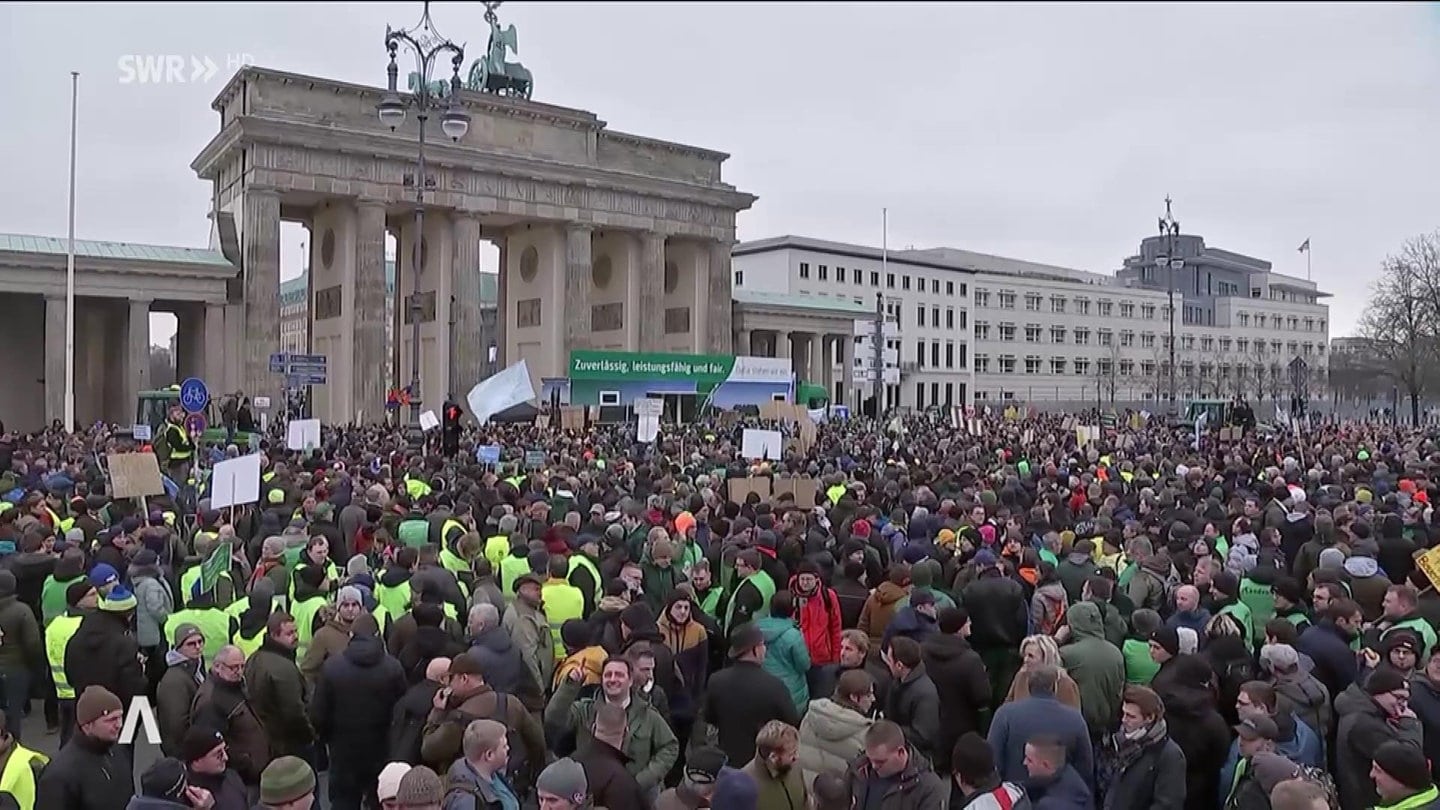 Bauernprotest In Freiburg Und Berlin - SWR Aktuell