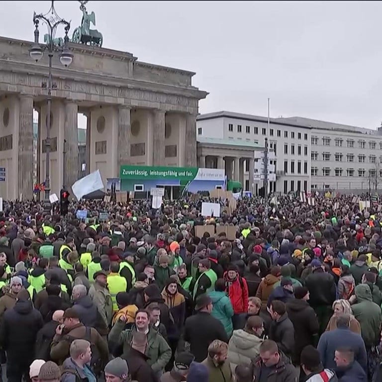 Bauernprotest In Freiburg Und Berlin - SWR Aktuell