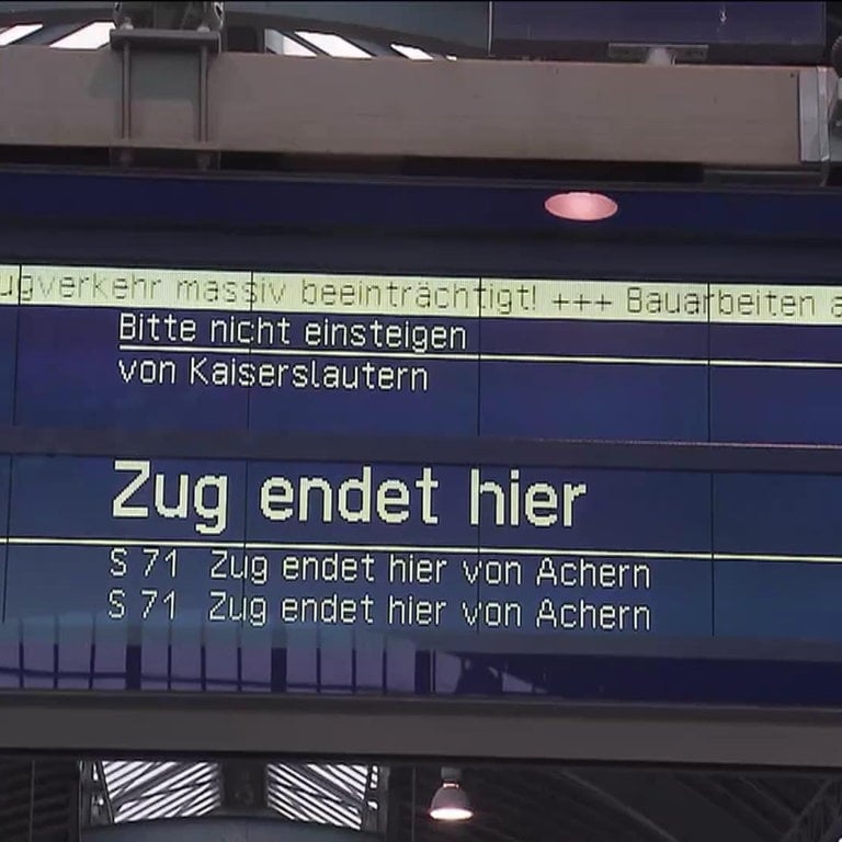 GDL-Streik: Zahlreiche Ausfälle Am Mittwoch - SWR Aktuell