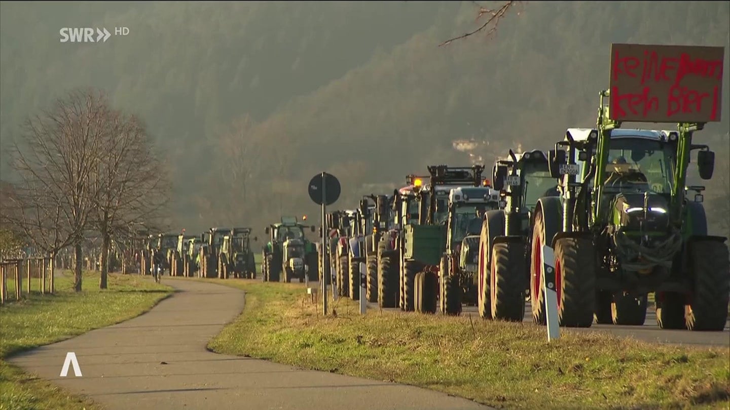 So Lief Der Bauernprotest Auf Der B31 In Freiburg - SWR Aktuell