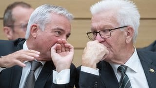 Strobl und Kretschmann im BW-Landtag