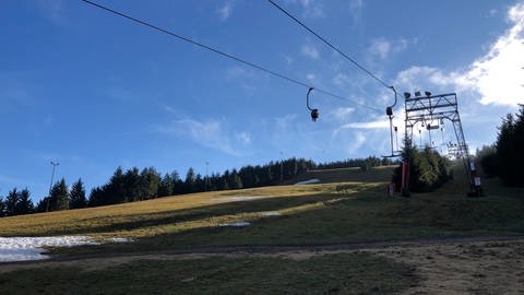 Lift am Seibelseckle ohne Schnee