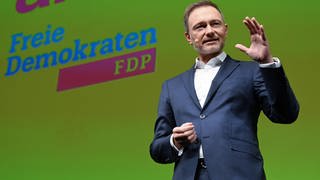 Christian Lindner, Vorsitzender der FDP und Bundesfinanzminister, spricht im Opernhaus beim traditionellen Dreikönigstreffen der FDP.