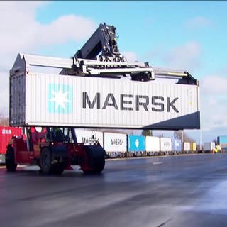 Container-Terminal Güterverkehr